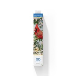 Kit DIAMOND DOTZ® Oiseau Cardinal de bonne fortune