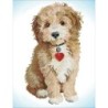 Kit DIAMOND DOTZ® Chien collier coeur