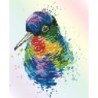 Kit DIAMOND DOTZ® Plumes arc-en-ciel