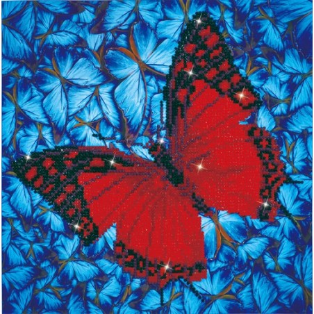 Kit DIAMOND DOTZ® Papillon Rouge
