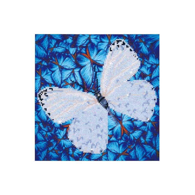 Kit DIAMOND DOTZ® Papillon Blanc