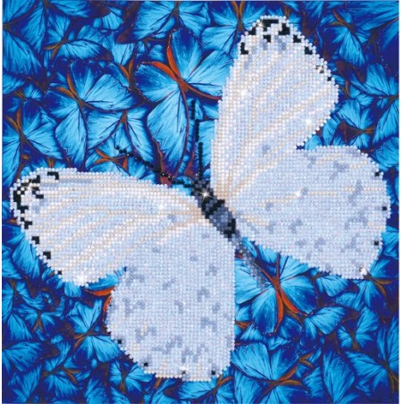 Kit DIAMOND DOTZ® Papillon Blanc