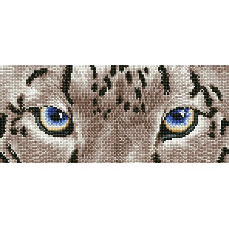 Kit DIAMOND DOTZ® Léopard de la neige