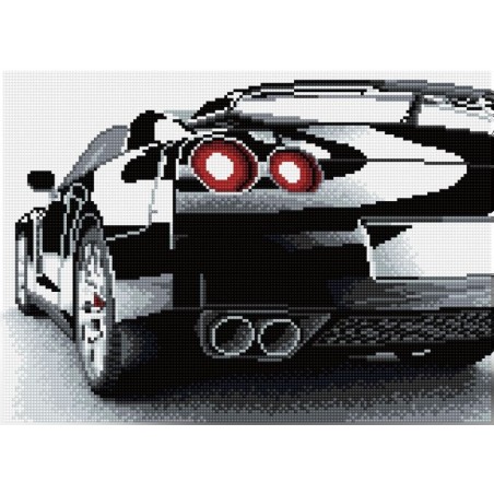 DIAMOND DOTZ® Carré Voiture de sport - Intermédiaire