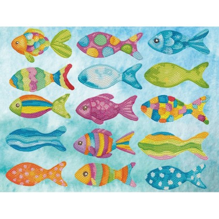Kit DIAMOND DOTZ® Banc de poissons