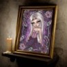 Kit DIAMOND DOTZ® Collection exclusive "Les Darlings" - La jeune fille aux Plumes de Paon