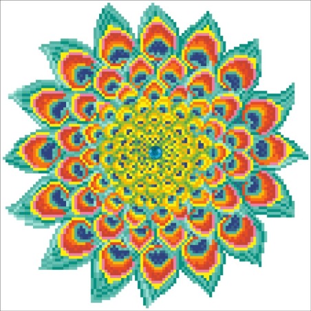 Kit DIAMOND DOTZ® Mandala Paon