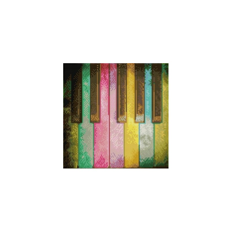 Kit DIAMOND DOTZ® Quelques touches de piano