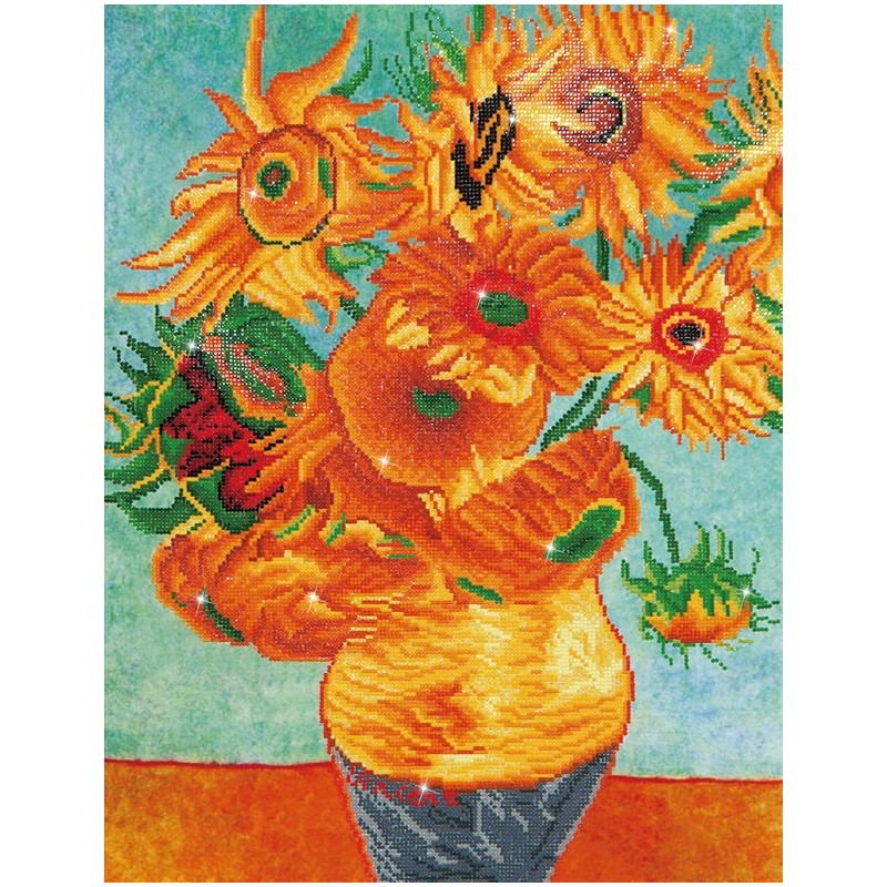 Kit DIAMOND DOTZ® Les Tournesols de Van Gogh