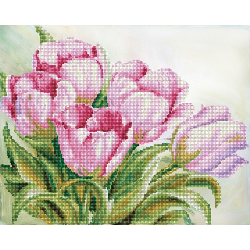 Kit DIAMOND DOTZ® Tulipes Roses