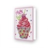 DIAMOND DOTZ® Carte de voeux Cupcake merci
