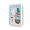 DIAMOND DOTZ® Carte de voeux Joyeux Noël Lama