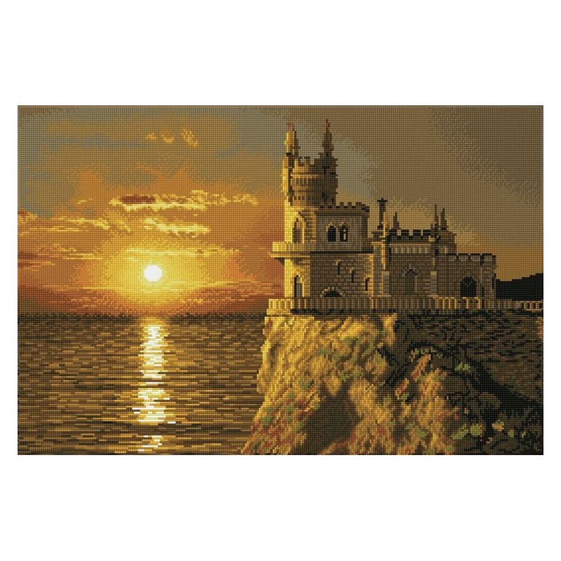 Kit DIAMOND DOTZ® Château du nid d'hirondelle, Crimée