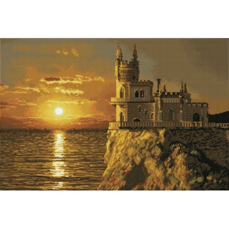 Kit DIAMOND DOTZ® Château du nid d'hirondelle, Crimée