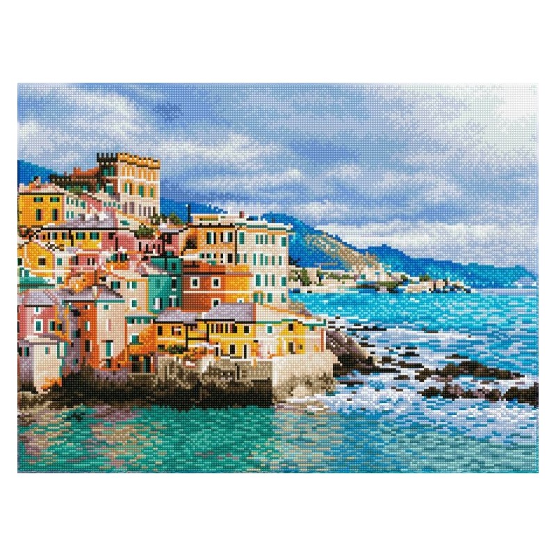Kit DIAMOND DOTZ® Village des Cinque Terre, Italie