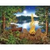 Kit DIAMOND DOTZ® Veillée nocturne au bord du lac