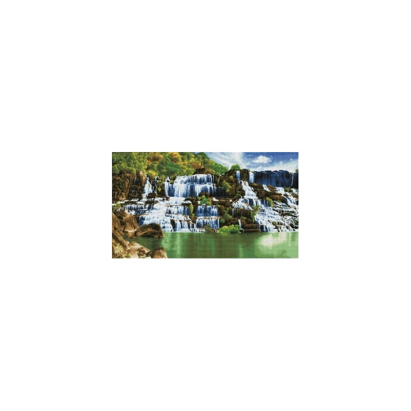 Kit DIAMOND DOTZ® Les Chutes d'eau de Pongour