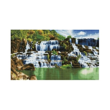 Kit DIAMOND DOTZ® Les Chutes d'eau de Pongour