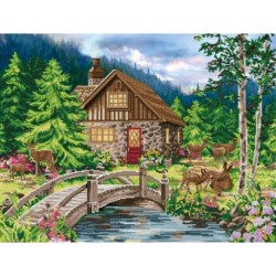Kit DIAMOND DOTZ® Chalet au...