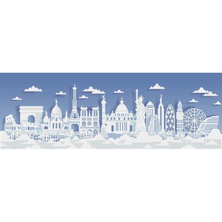 Kit DIAMOND DOTZ® Monuments du monde