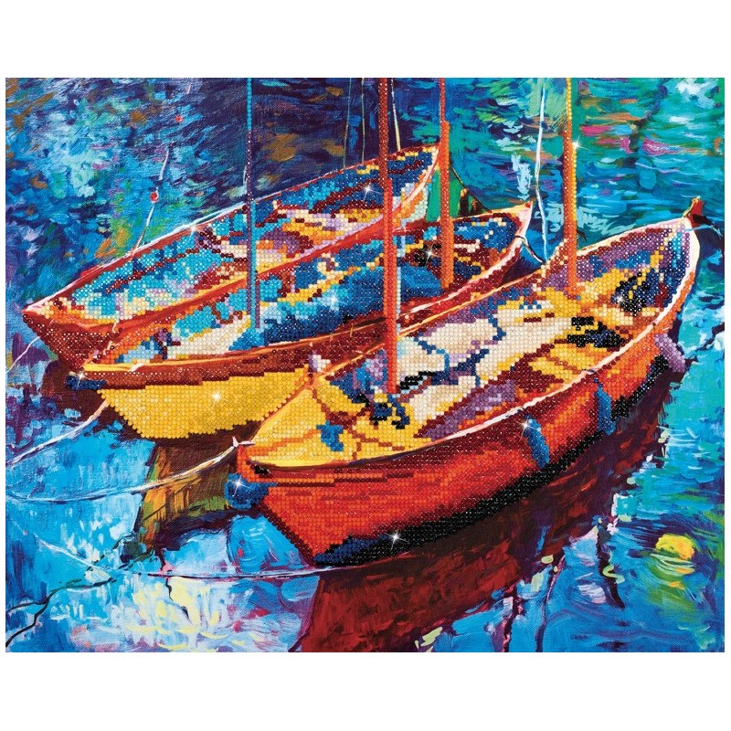 Kit DIAMOND DOTZ® Les bateaux