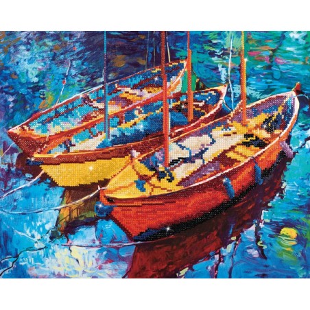 Kit DIAMOND DOTZ® Les bateaux