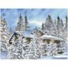 DIAMOND DOTZ® Carré Retraite alpine - Intermédiaire