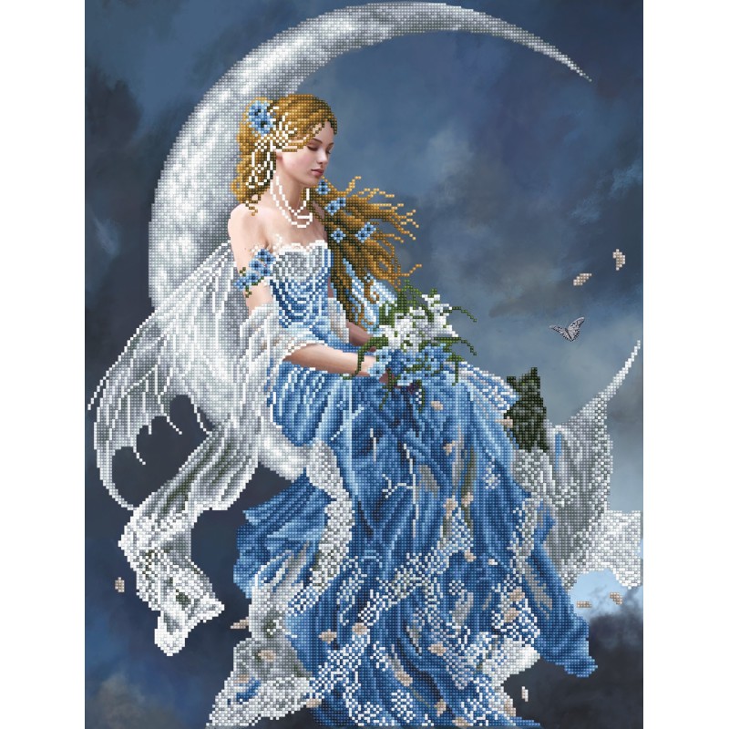 Kit DIAMOND DOTZ® Femme sur la lune