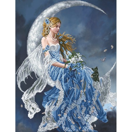 Kit DIAMOND DOTZ® Femme sur la lune