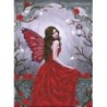 Kit DIAMOND DOTZ® Femme papillon rouge