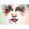Kit DIAMOND DOTZ® Visage de femme arc-en-ciel