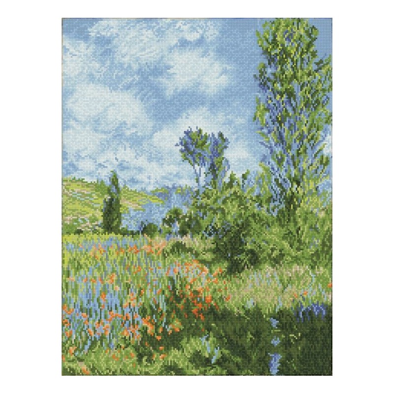 Kit DIAMOND DOTZ® Vue de Vétheuil (Claude Monet)
