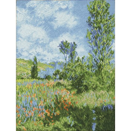 Kit DIAMOND DOTZ® Vue de Vétheuil (Claude Monet)