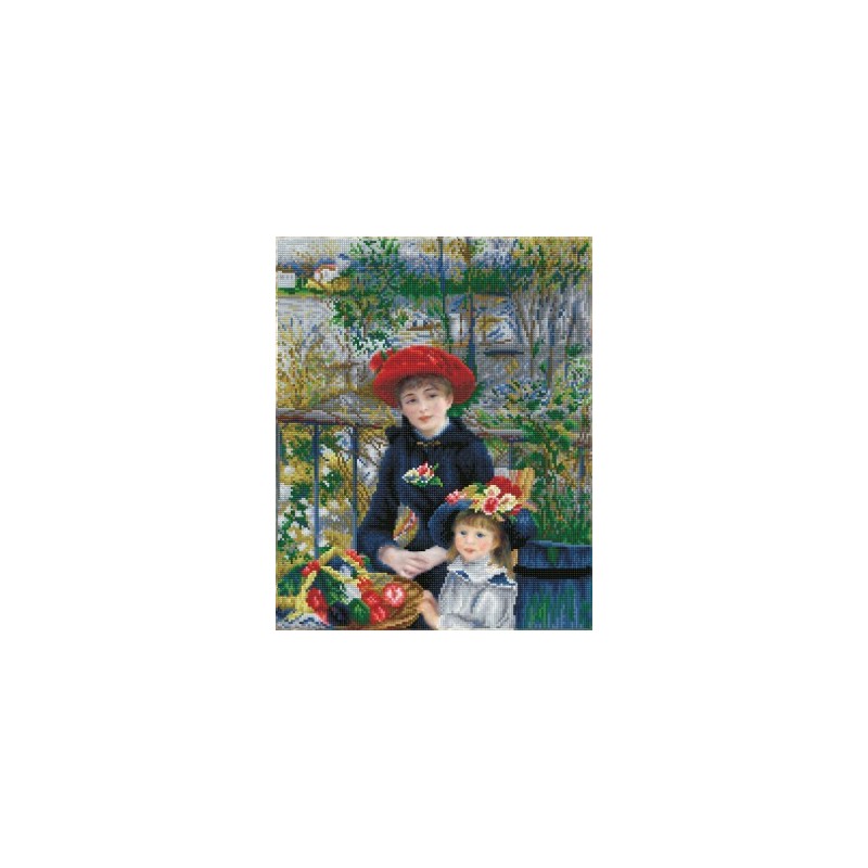 Kit DIAMOND DOTZ® Deux soeurs sur la terrasse (Renoir)