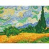 Kit DIAMOND DOTZ® Les champs de blé (Van Gogh)