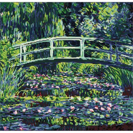 DIAMOND DOTZ® Carré Les Nymphéas (Claude Monet)