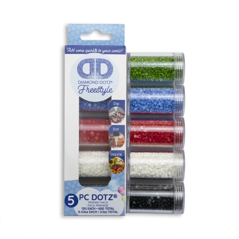 Pack assortiment  "Dotz" DIAMOND DOTZ® - 5 Tons primaires