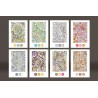 CARTES COLORIAGE CHAMELEON PENS - THÈME MOTIFS FLORAUX