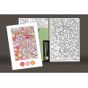 CARTES COLORIAGE CHAMELEON PENS - THÈME MOTIFS FLORAUX