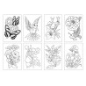 CARTES COLORIAGE CHAMELEON PENS - THÈME NATURE