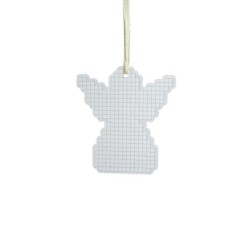 Lot de 6 décorations vierges DIAMOND DOTZ® avec ruban
