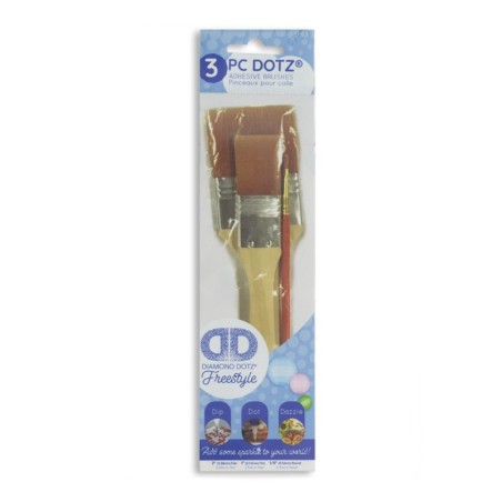 Lot de 3 pinceaux DIAMOND DOTZ®