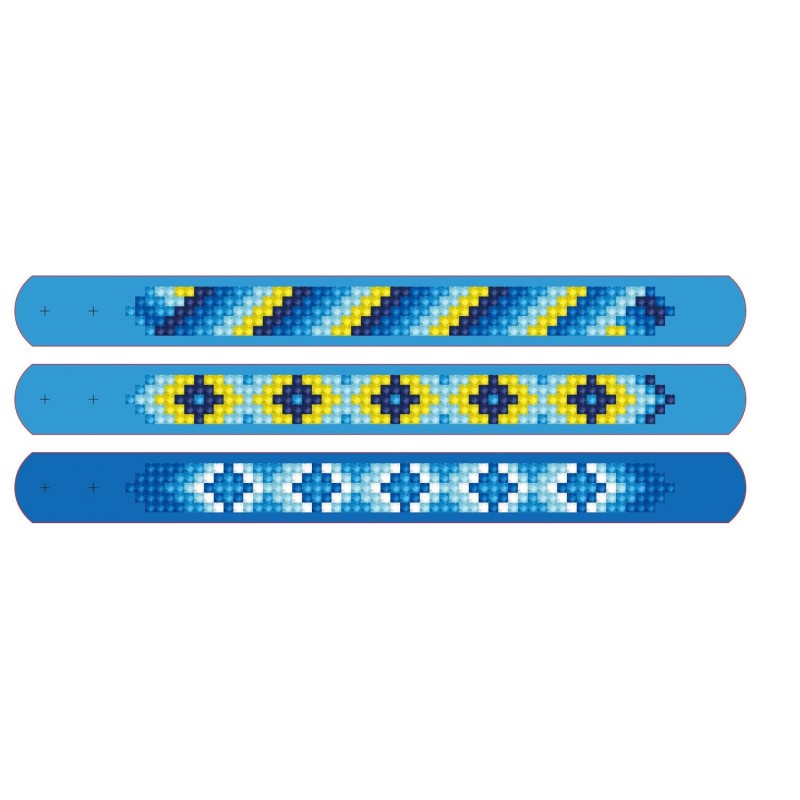 Kit DOTZIES® 3 Bracelets BLEUS