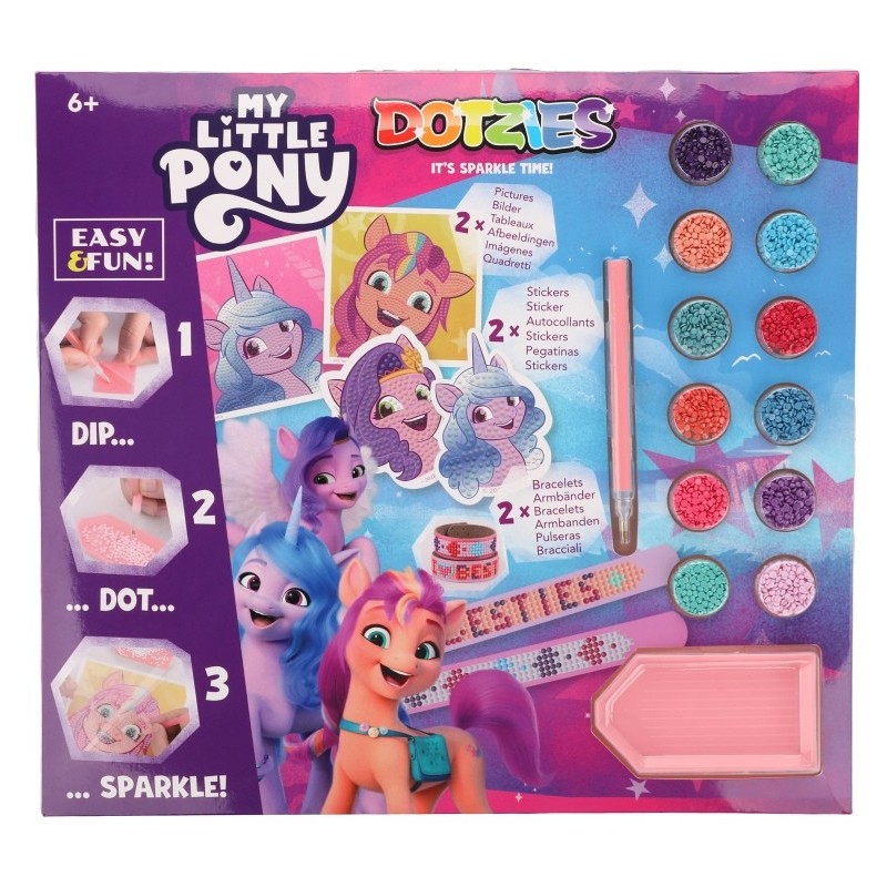 DOTZIES® Kit de 6 créations Enfants - My Little Pony