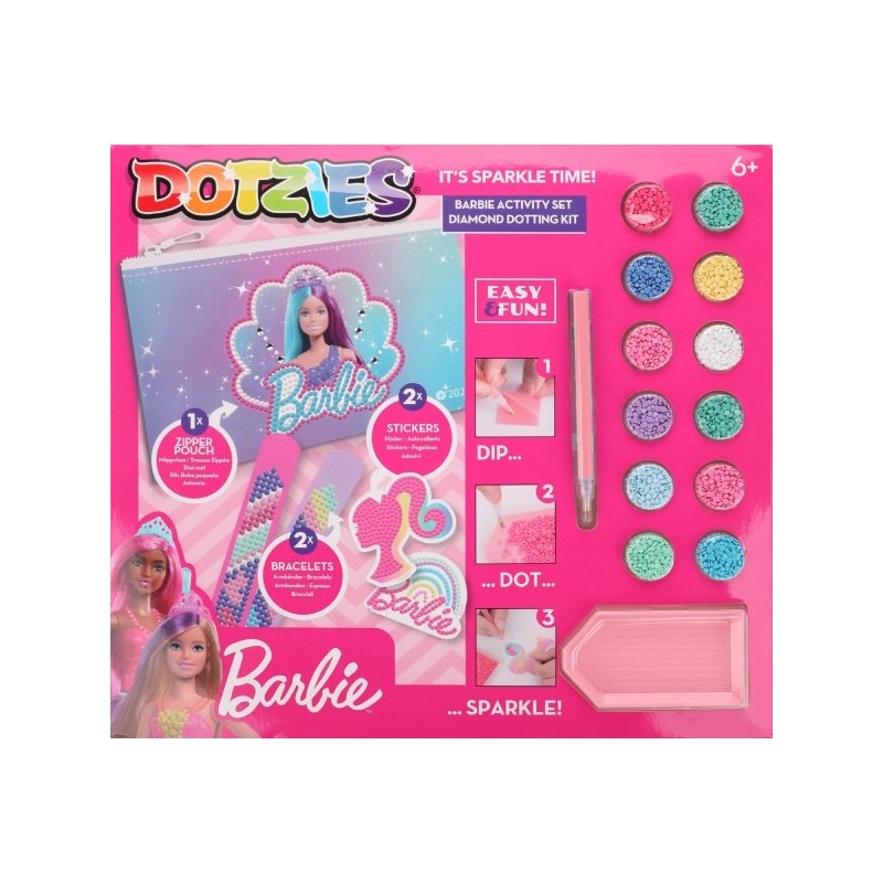 DOTZIES® Kit de 6 créations Enfants - Barbie
