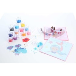 DOTZIES® Kit de 6 créations Enfants - Modèle Rose