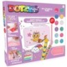 DOTZIES® Kit de 6 créations Enfants - Chat sirène