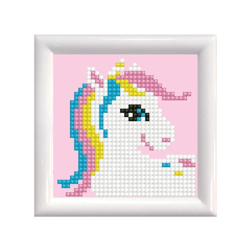 Kit DIAMOND DOTZ® avec cadre Petit Poney