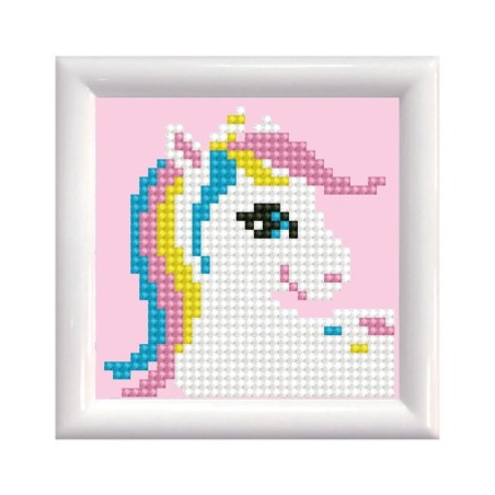 Kit DIAMOND DOTZ® avec cadre Petit Poney