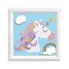 Kit DIAMOND DOTZ® avec cadre Petite Licorne